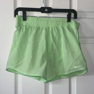 Nike Light Green Athletic Shorts